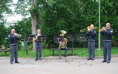 TROBILNI KVINTET ORKESTRA SLOVENSKE POLICIJE NA OŠ ANE GALE SEVNICA